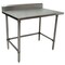 Bk Resources Stainless Steel Work Table W/Open Base, Plastic Feet 5 Riser 48"Wx24"D SVTR5OB-4824 - alternate 1